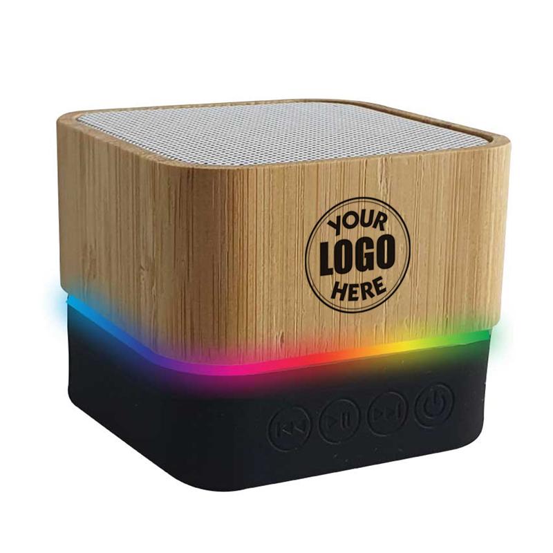 Bamboo Pulse Bluetooth Speaker With Logo